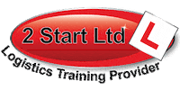 2StartTraining forklift cpc hgv lorry Sticker