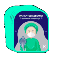 anextesia qualidade anestesia segurança anextesia Sticker