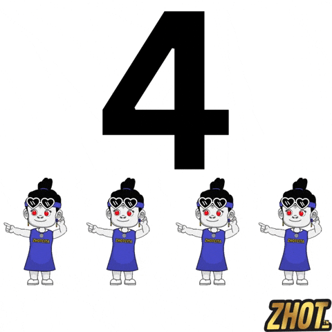 Numbers Fou GIF by Zhotcita