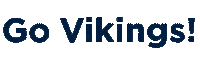 Vikings Sticker by Augustana University