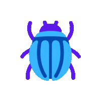 Insects Beetle Sticker by entomologando