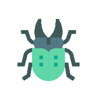 Verde Beetle Sticker by entomologando