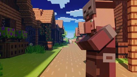Happy Lets Go GIF by Minecraft