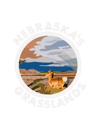 Conservation Grasslands Sticker by Nebraska Game and Parks