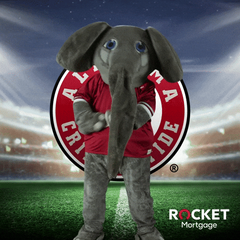 Crimson Tide College GIF by Rocket Mortgage
