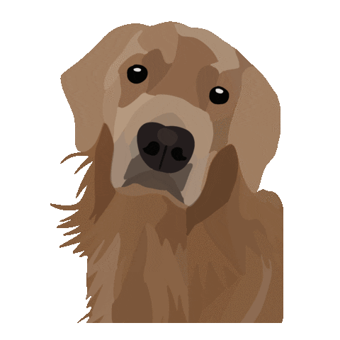 Golden Retriever Dog Sticker