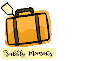 traveling around the world Sticker by Bubbly Moments