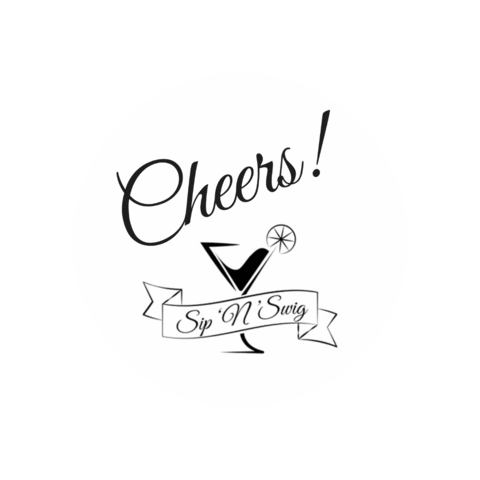 sipnswig celebrate cheers cocktail bar gin bar Sticker