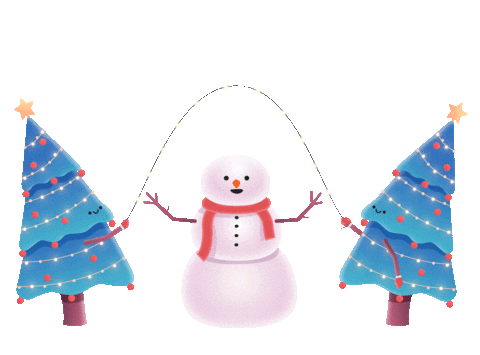 Happy Christmas Tree Sticker by sambmotion