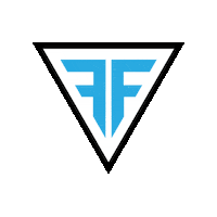 functionalfit logo blue triangle pulse Sticker