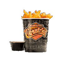 ChickiesandPetes chickies chickies and petes chickies petes crabfries Sticker