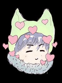 _bluett_ love hearts inlove corazones GIF