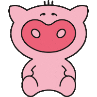 Smelling Big Nose Sticker by Cute Little Club