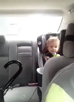 Toddler Pulls the Old 'Are We There Yet' Trick