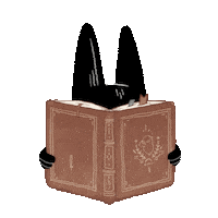 book read Sticker by Tatiana
