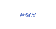 crafted success diy nailed it i did it Sticker