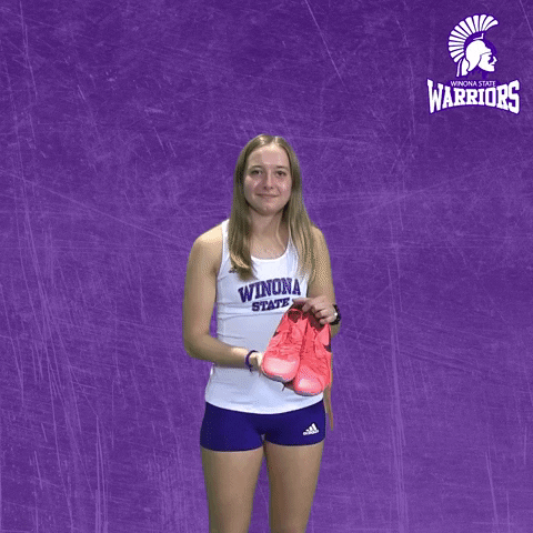 Warriors Track GIF by WinonaStateATH