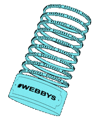 winner award Sticker by The Webby Awards