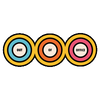 Out Of Office Vacation Sticker by Zappos