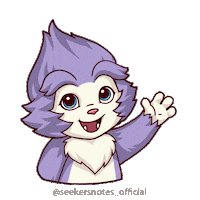 Happy Seekers Notes Sticker by MYTONA