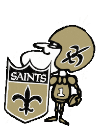 Nfl Sticker by New Orleans Saints