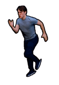 Run Running Sticker