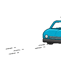 Driving Lets Go Sticker