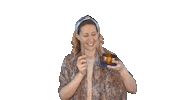 CarlaDelaney peace singing yoga actress Sticker