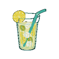 fasalcozinha drink lemon juice tropical Sticker
