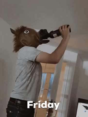 Drunk Its Friday GIF by Rise at Seven