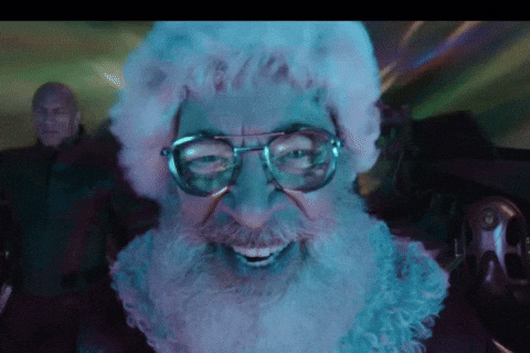chasaydh santa on my way omw jk simmons GIF