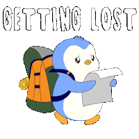 Penguin Navigate Sticker by Pudgy Penguins
