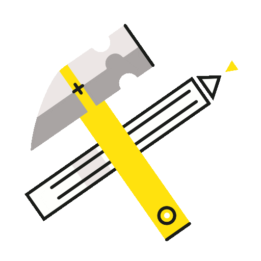 Work Hammer Sticker by XO-Projects