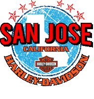 San Francisco Motorcycle Sticker by San Jose Harley-Davidson