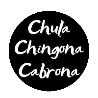 Black And White La Sticker