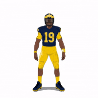 Go Blue GIF by SportsManias