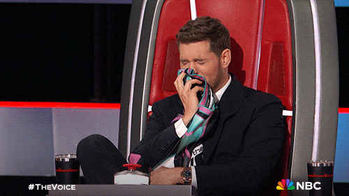 Michael Buble Tears GIF by The Voice