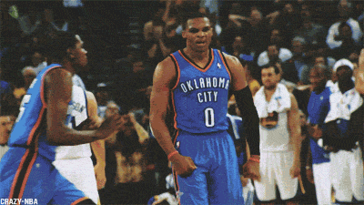 Russell Westbrook Throwback GIF by NBA