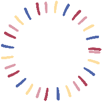 Rainbow Circle Sticker by Komweertotrust