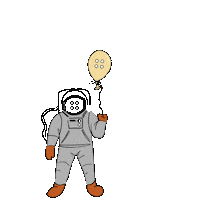 Globo Boton Sticker