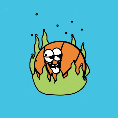 On Fire Basketball GIF by INTO ACTION