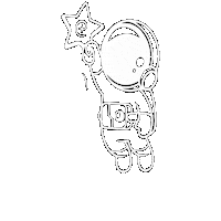 Endonauta endonauta astronauta endonauta Sticker