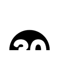 Number Blanco Sticker