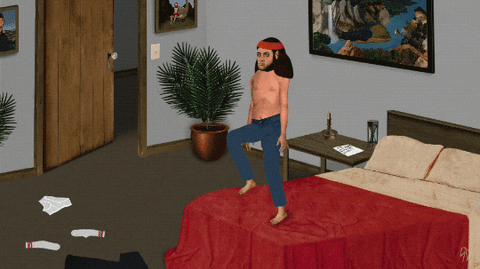 subpoprecords giphyupload dance animation meh GIF