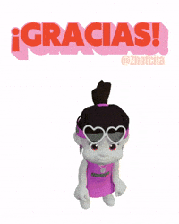 Gracias Cute Gif GIF by Zhotcita