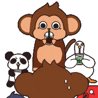 Wide Awake Coffee Sticker by Chimpers