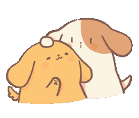 luckynortor love dog puppy golden retriever Sticker