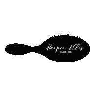 Harperellis hair hair extensions extensions hair brush Sticker