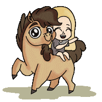 Horse Ride Sticker