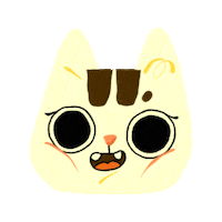 Cat Wow Sticker by BooksActually